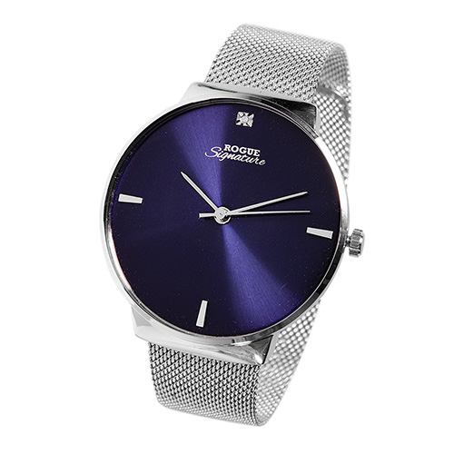 Rogue RG81730-S Blue Dial Mesh Band Watch