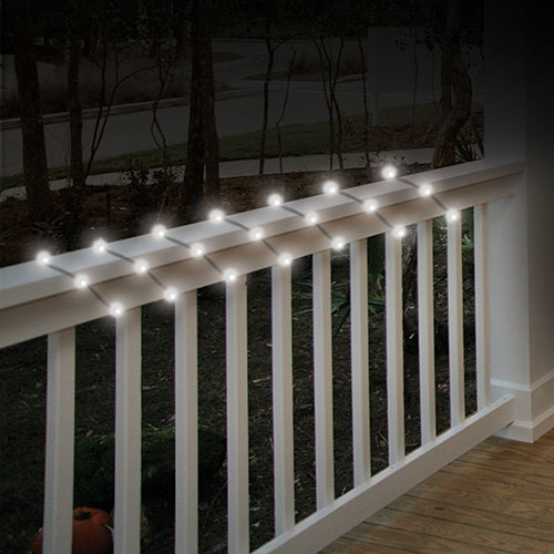 50-Bulb LED Solar String Lights - 2 Pack