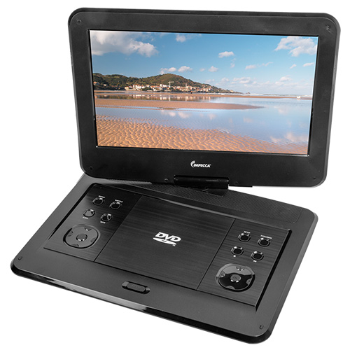 Impecca 13.3 Inch Portable Swivel DVD Player