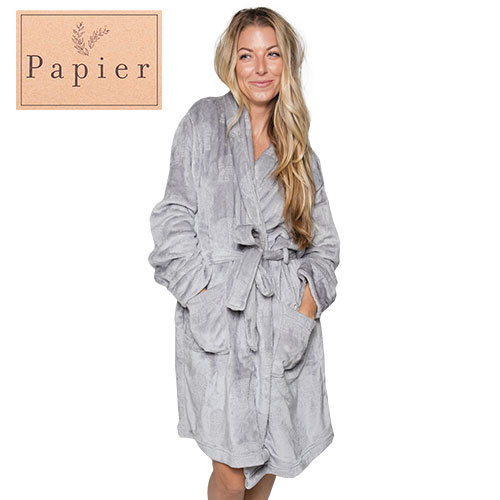 Northpoint Trading Grey Bath Robe