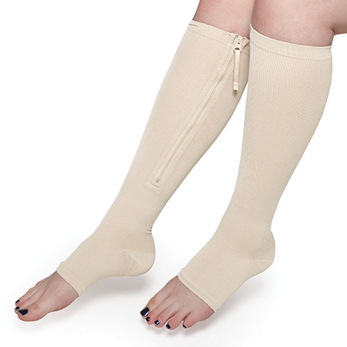 Hemptasic Cream Compression Socks