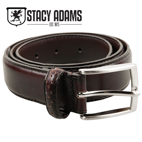 Stacy Adams Brown Wingtip Belt