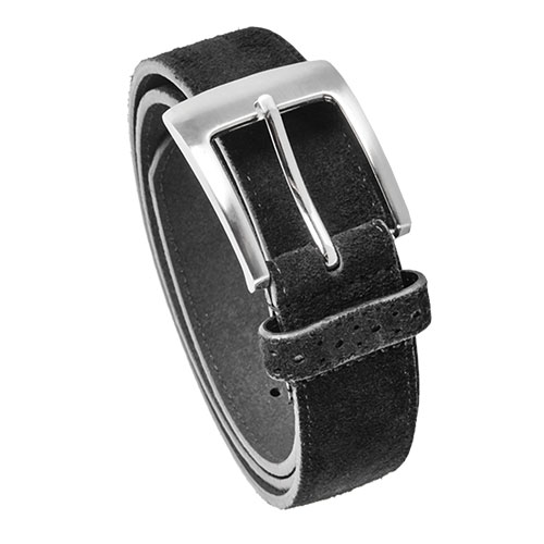 Black Men's Stacy Adams Suede Belt