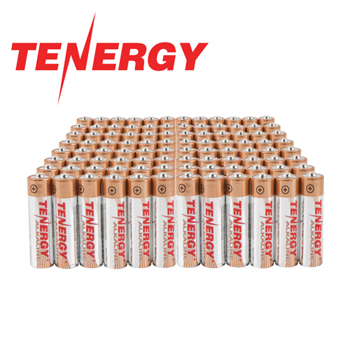 AAA Tenergy Alkaline Batteries - 96 Pack