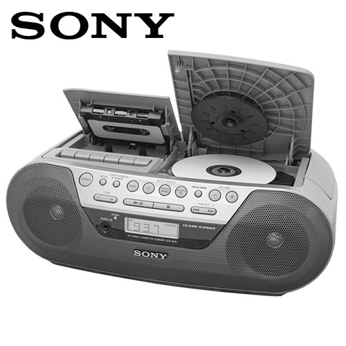 Sony Port Boombox - CD/Cassette