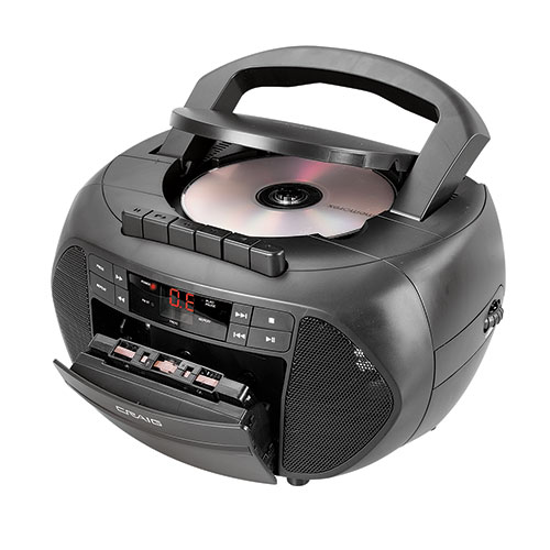 Craig CD6951 CD Player Boombox with AM/FM and Cassette