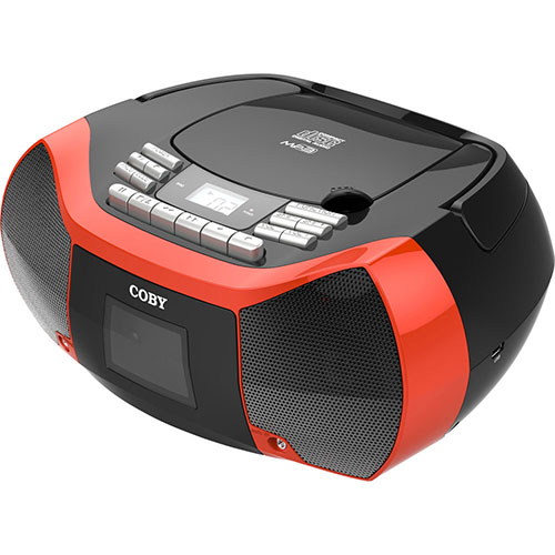 Coby Cassette/Radio/CD Player With USB