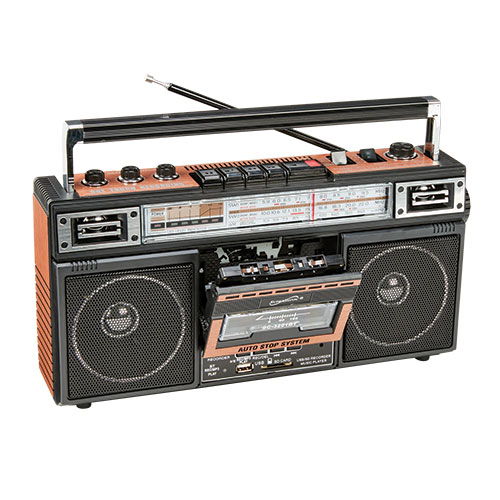 SuperSonic 4-Band Radio/Cassette Player - Wood