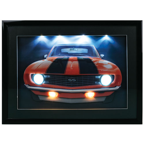3D LED Wall Art - Camaro