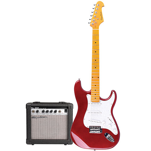 Spectrum AIL 278C Electric Guitar & AMP - Red