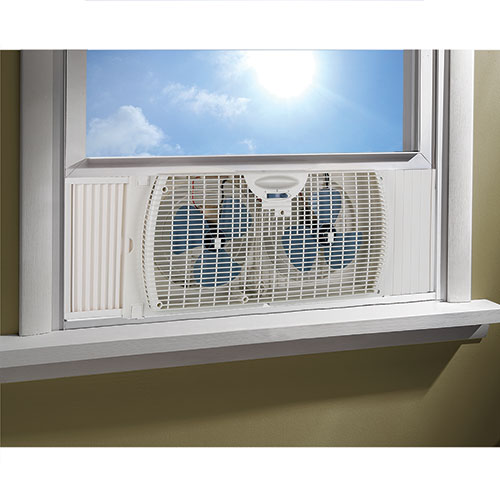 Westpointe Twin Window Fan with Reverse