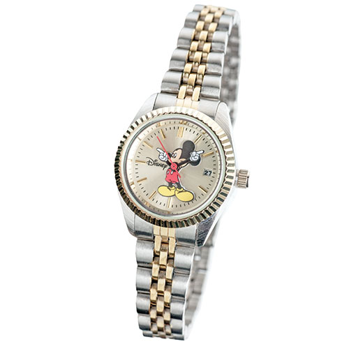Disney Mickey Mouse Two-Tone Watch- Women's