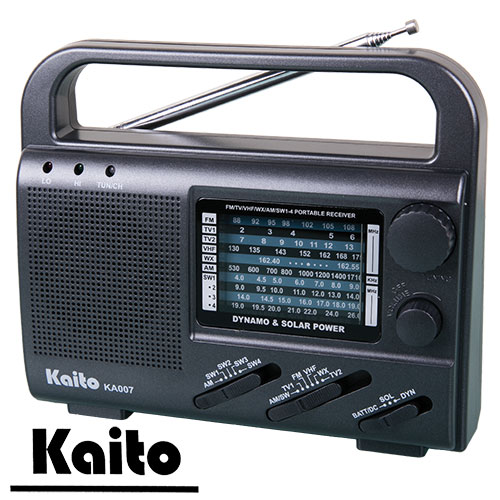 Kaito KA007 4-Way Portable Emergency Radio