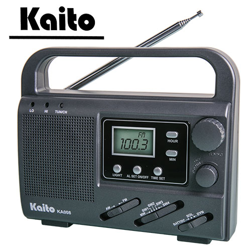 Kaito Portable Emergency 4-Way Radio