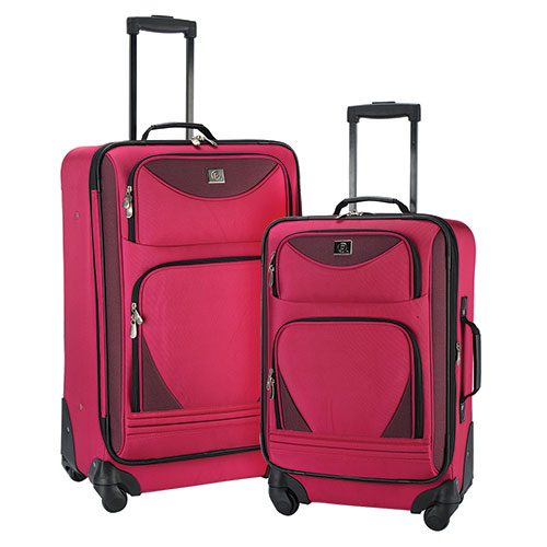 Fuschia Luggage Set