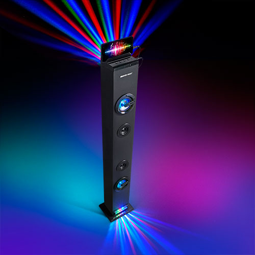 sharper image rainbow lightshow wireless speaker