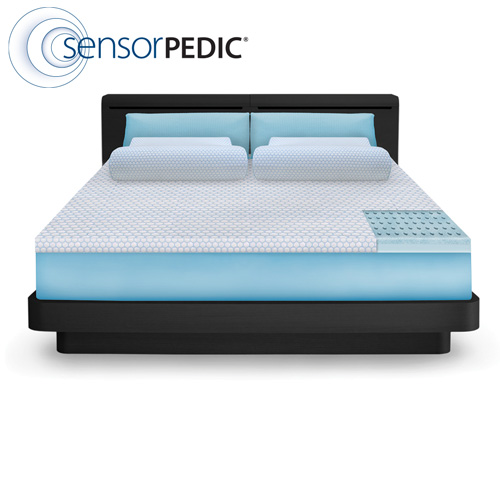 Gel-Infused Memory Foam Mattress Topper