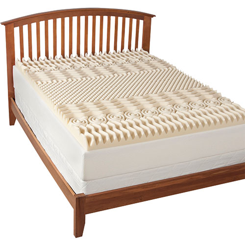 Health-O-Pedic 7-Zone Memory Foam Mattress Topper