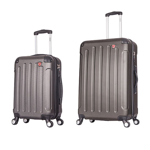 Dukap 2 Piece Luggage Set with Weight Scale