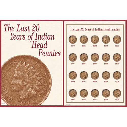 Matthew Mint 1890-1909 Indian Head Pennies