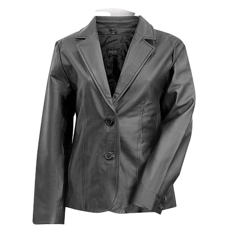 Burk's Bay Women's Black Lamb Blazer