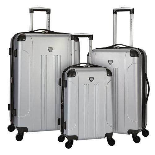 Travelers Club 3-Piece Chicago Luggage Set