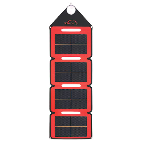 Solar Camp Solar Charger - Red