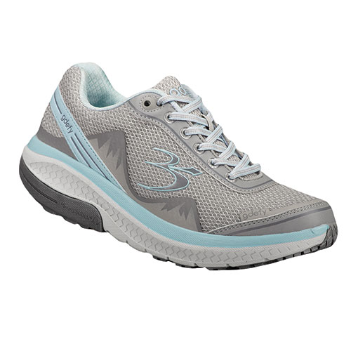 Gravity Defyer Women's Silver & Blue Mighty Walking Shoes