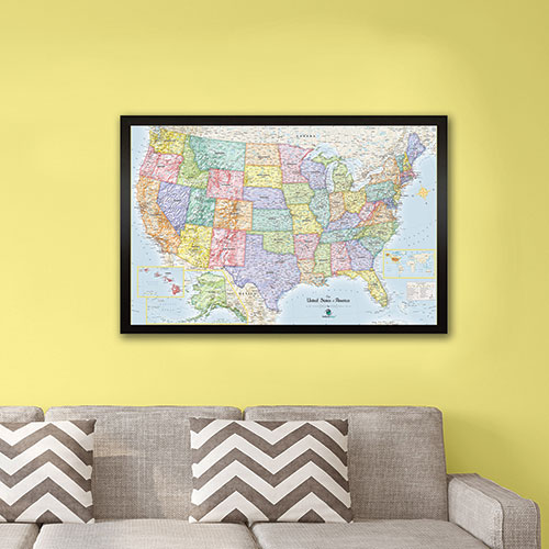 Winding Hills Designs U.S. Magnetic Map