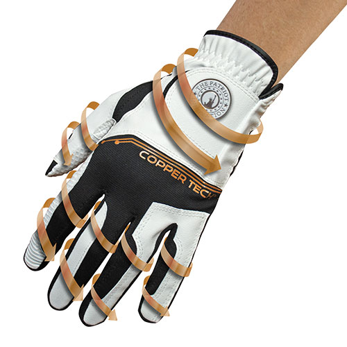 Copper Tech Men's Copper Infused Golf Gloves
