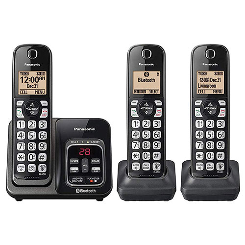 Panasonic 3 Handset Cordless Phone System