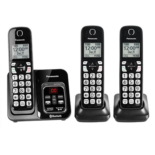 Panasonic KX-TG273C Cordless 3 Handset System