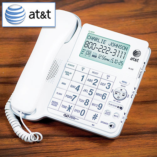 AT&T Audio Assist Corded Phone with LCD Display Caller ID