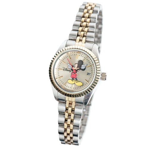 Mickey Mouse 2-Tone Watch - Womens