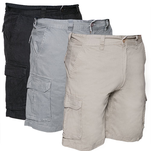 Men's Cargo Shorts - 3 Pack