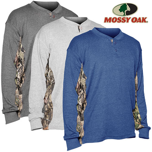 Mossy Oak Henleys