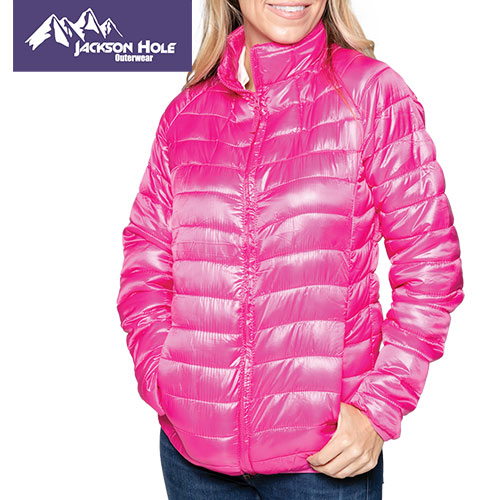Jackson Hole Women's Pink Puffer Jacket