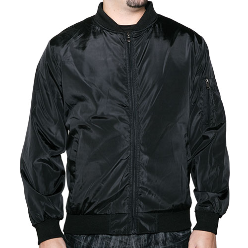Truppa Men's Black Bomber Jacket