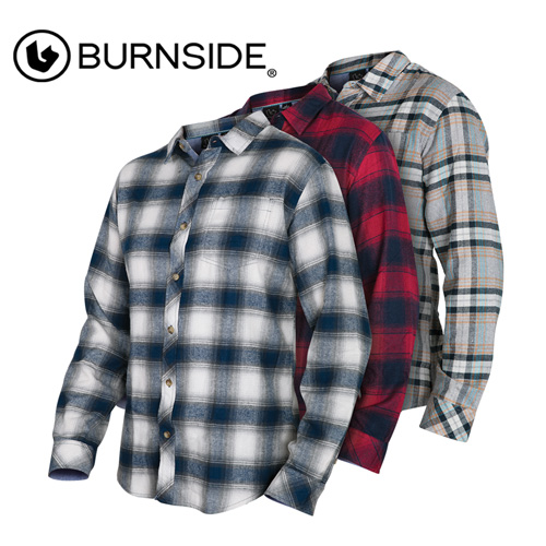 Burnside Men's Chambray Flannels - 3 Pack
