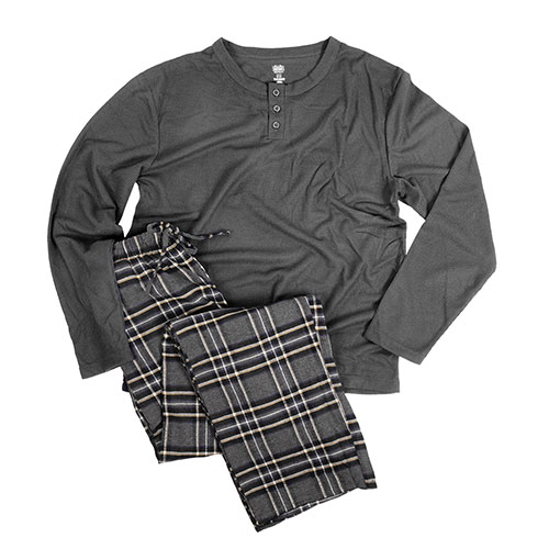 Rugged Frontier Men's Navy & Grey Pajama Set- 2 Pack