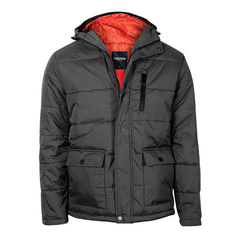 Truppa Men's Black Puffer Parka