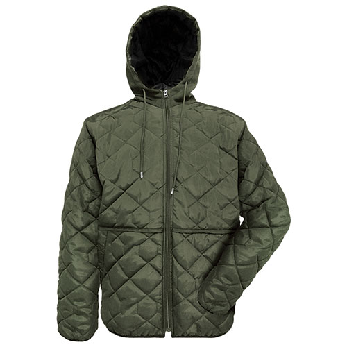 Truppa Men's Olive Lightweight Quilted Jacket