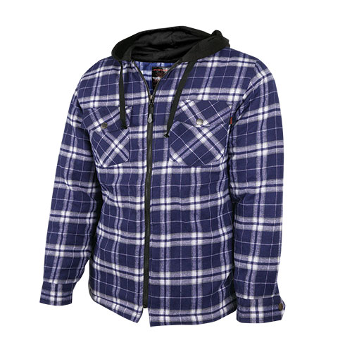 Men's Quilted Flannel with Hood
