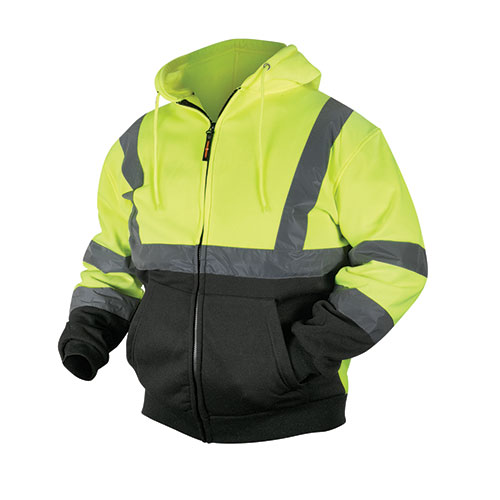 Work Ready Men's Yellow Hi-Viz Andi 3 Hoodies
