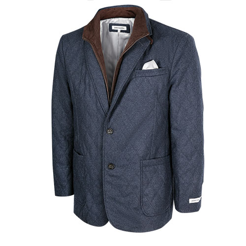 Men's Navy James Campbell Hybrid Sport Coat