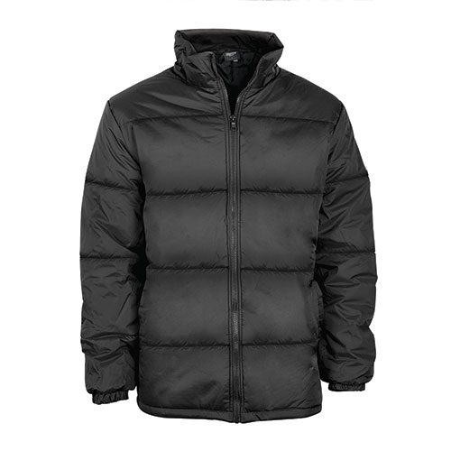 Truppa Men's Black Basic Puffer Parka