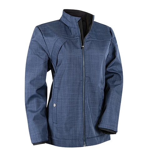 Tri-Mountain Women's Navy Soft-Shell Jacket