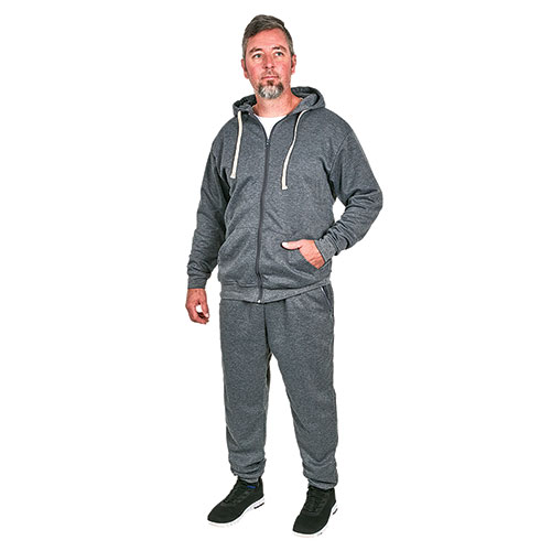 Rudolph Men's Grey Jogger and Hoody Set
