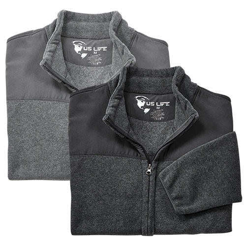 U.S. Life Polar Fleece Jacket - 2 Pack
