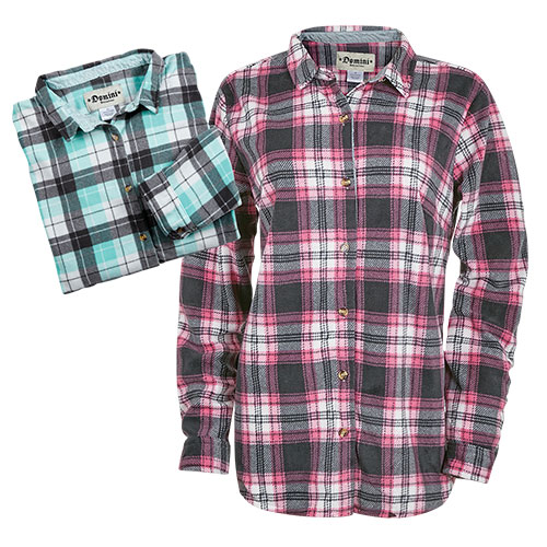 Domini Women's Full-Button Micro-Fleece - 2 Pack